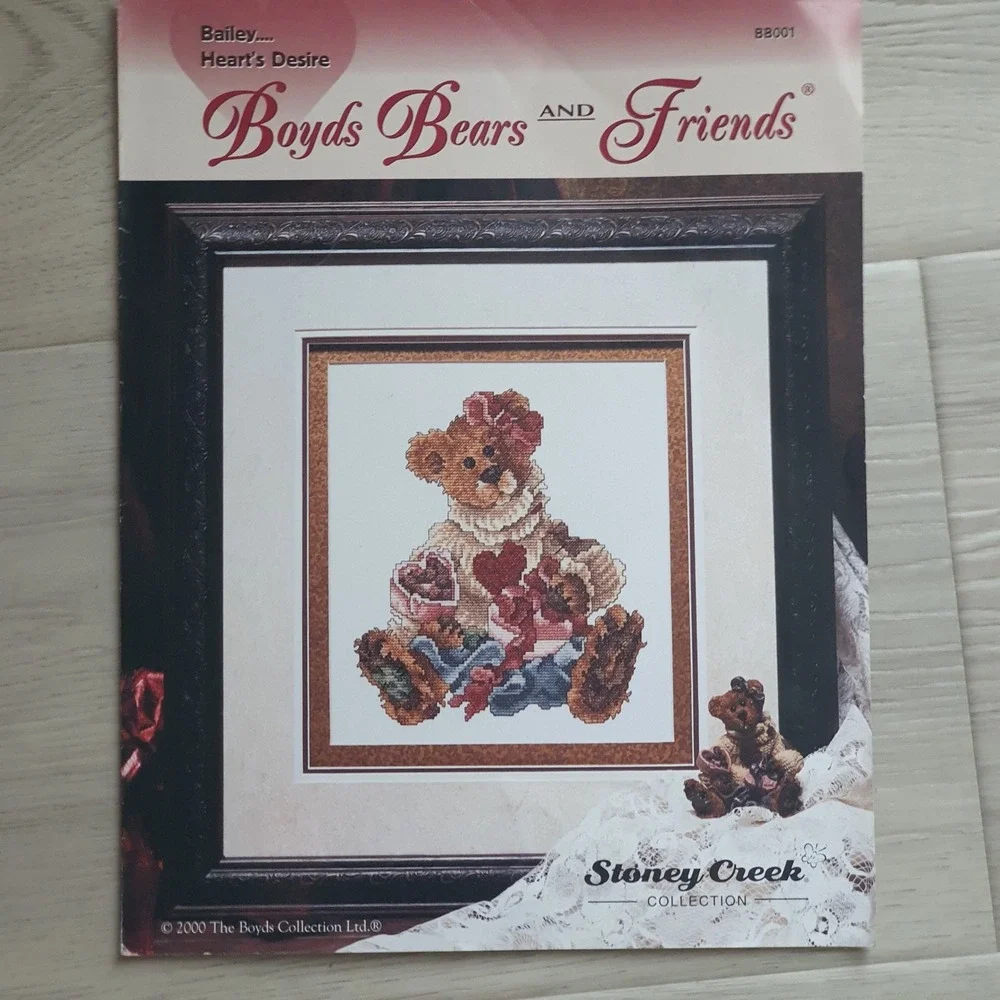 Boyds Bears Stoney Creek Cross Stitch‎ Patterns Bailey Mrs Tuttle BB001 BB007